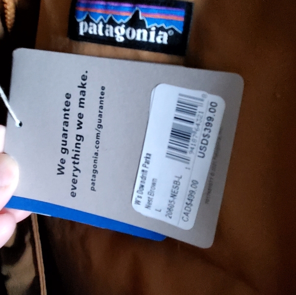BNWT Patagonia down drift long women's jacket ❄️ 🏔 🌨 ☃️ 🎿 - Picture 10 of 11